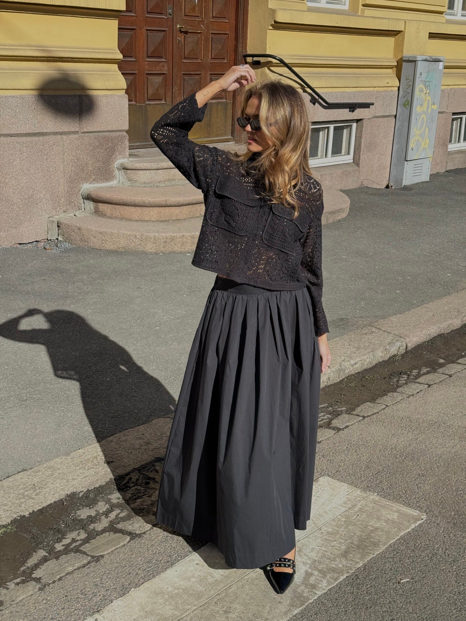 OBJPAIGE Short Skirt - Black